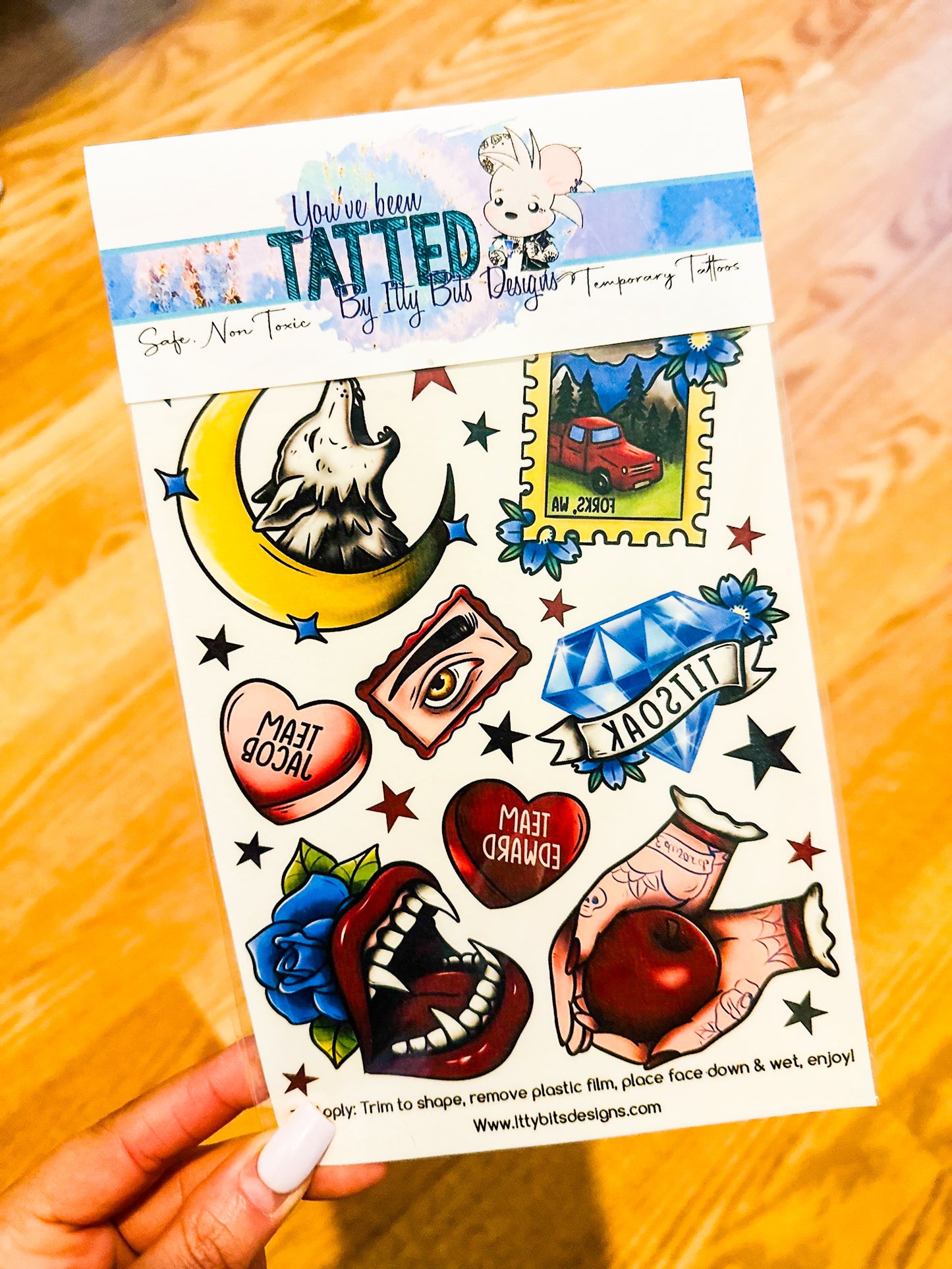 Twi-Hard Tattoo Set