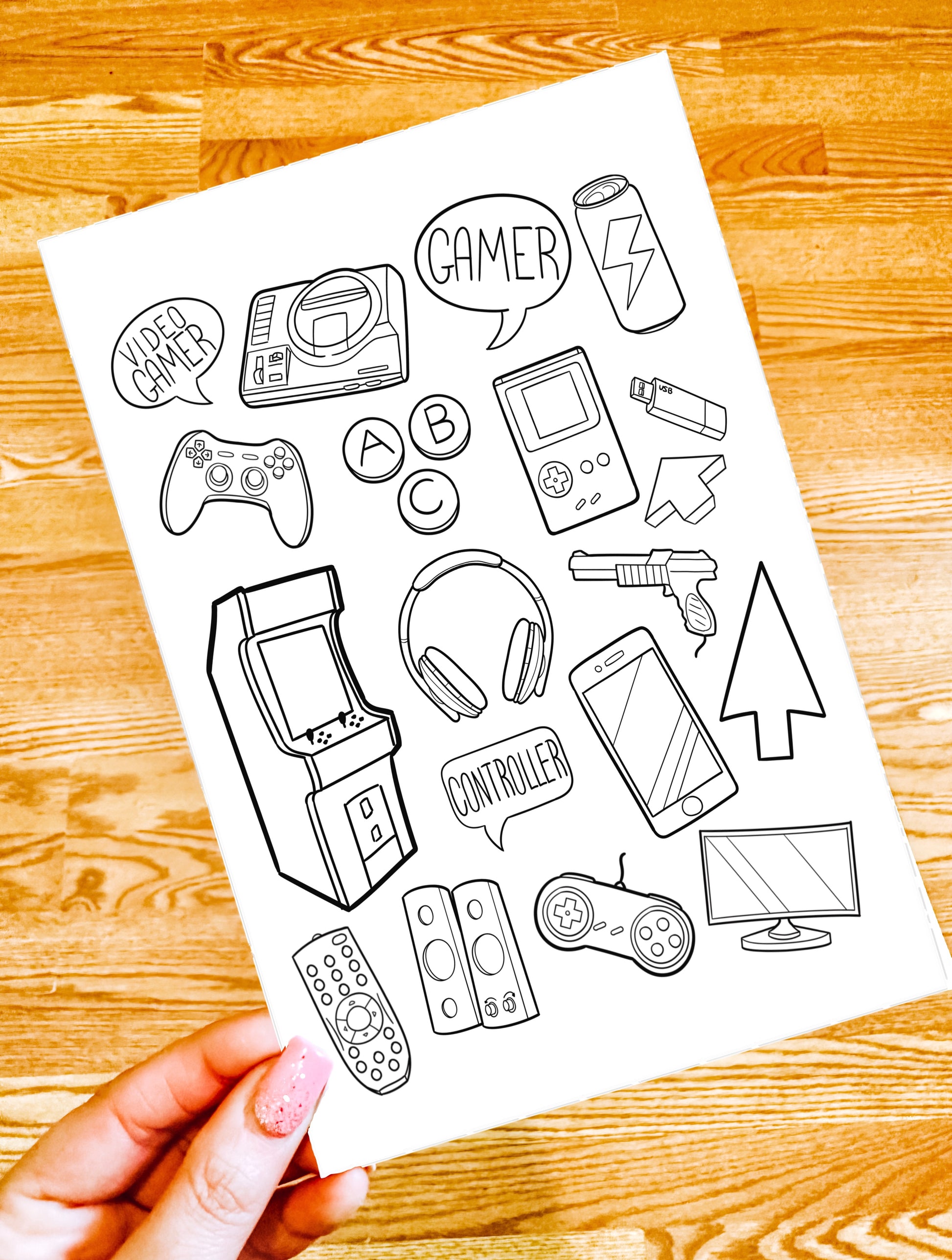 Color Your Own Temporary Tattoos Set - Itty Bits Designs