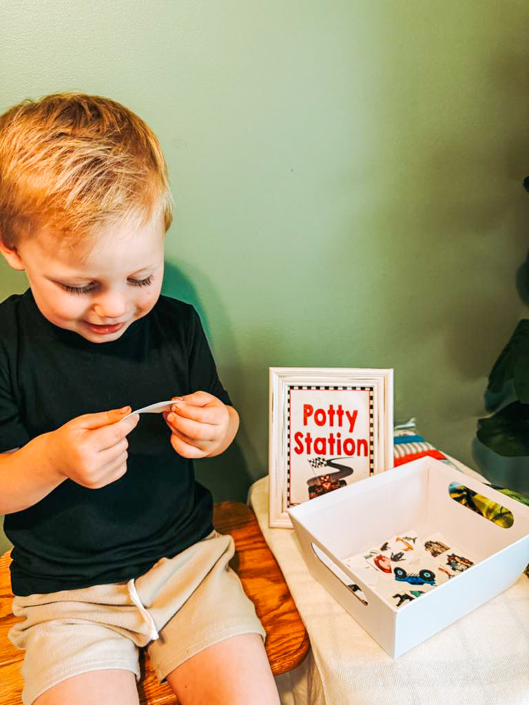 Temporary Tattoo Potty Station