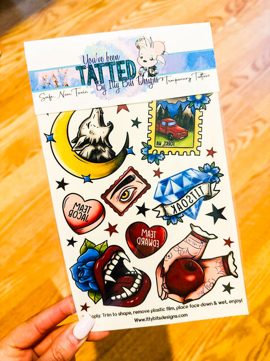 Twi-Hard Tattoo Set