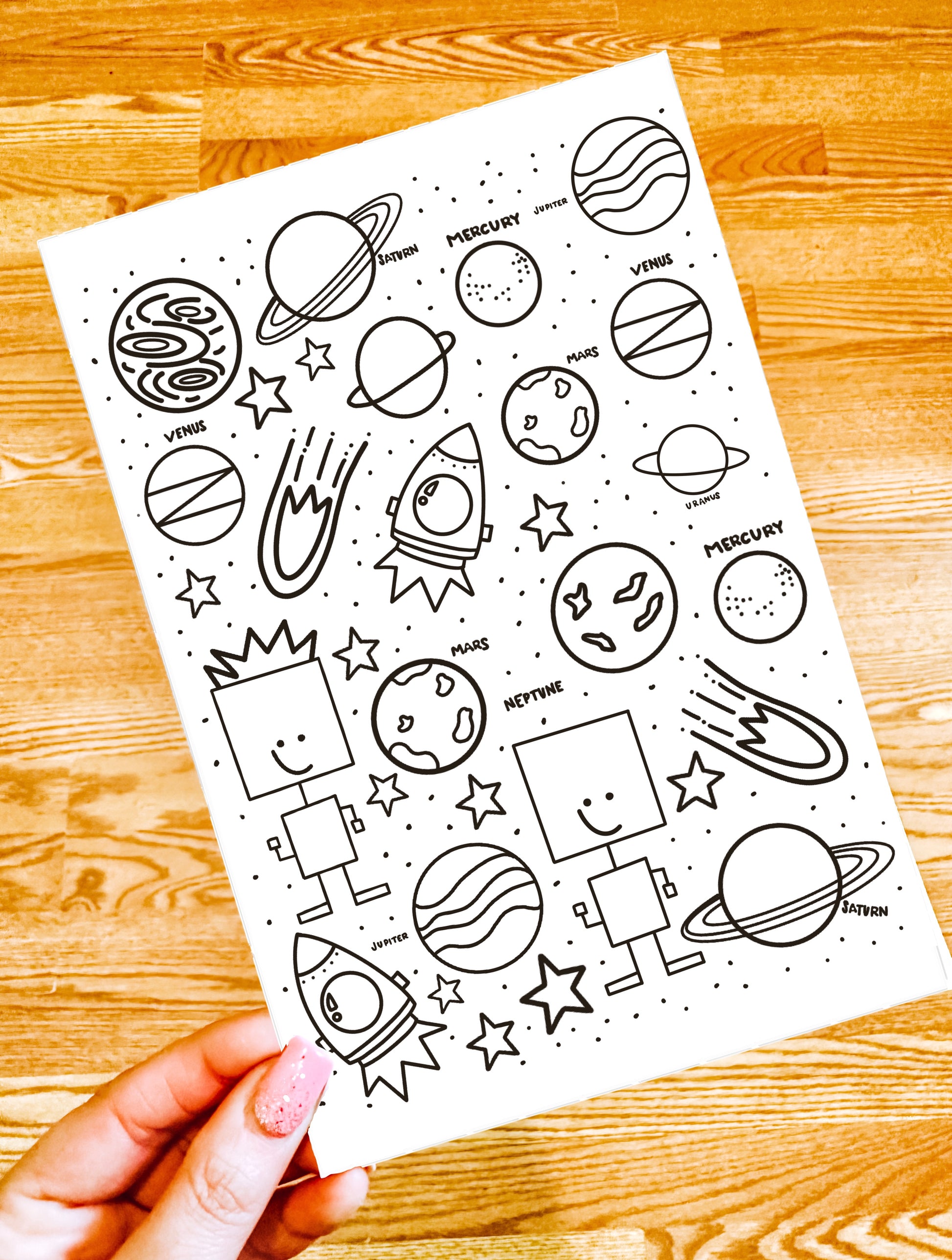 Color Your Own Temporary Tattoos Set - Itty Bits Designs