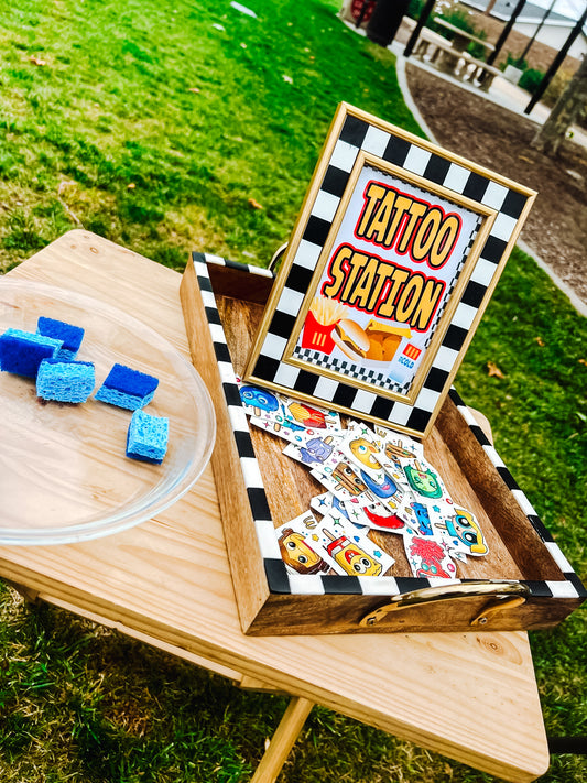 Custom Temporary Tattoo Station Package - Itty Bits Designs
