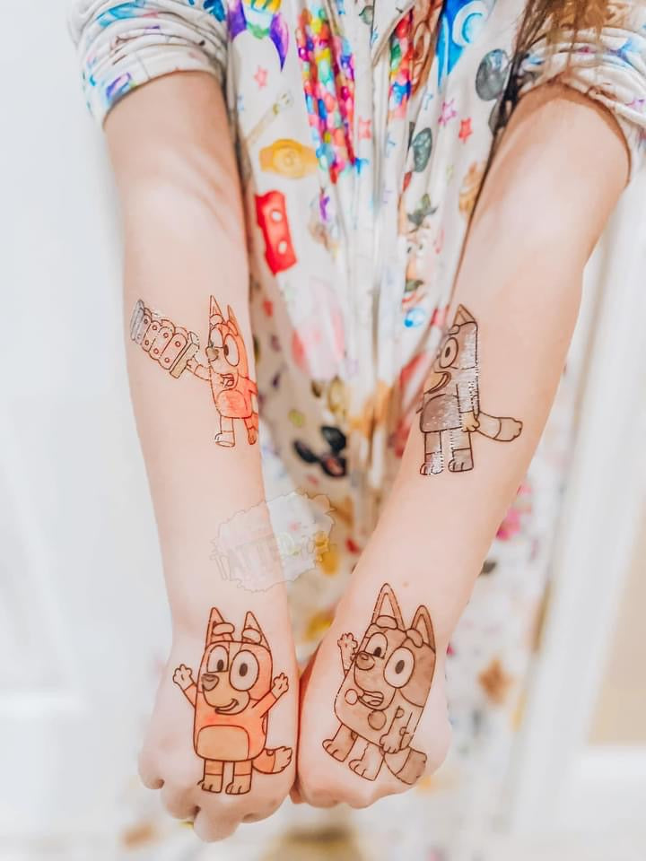 Color Your Own Temporary Tattoos Set - Itty Bits Designs