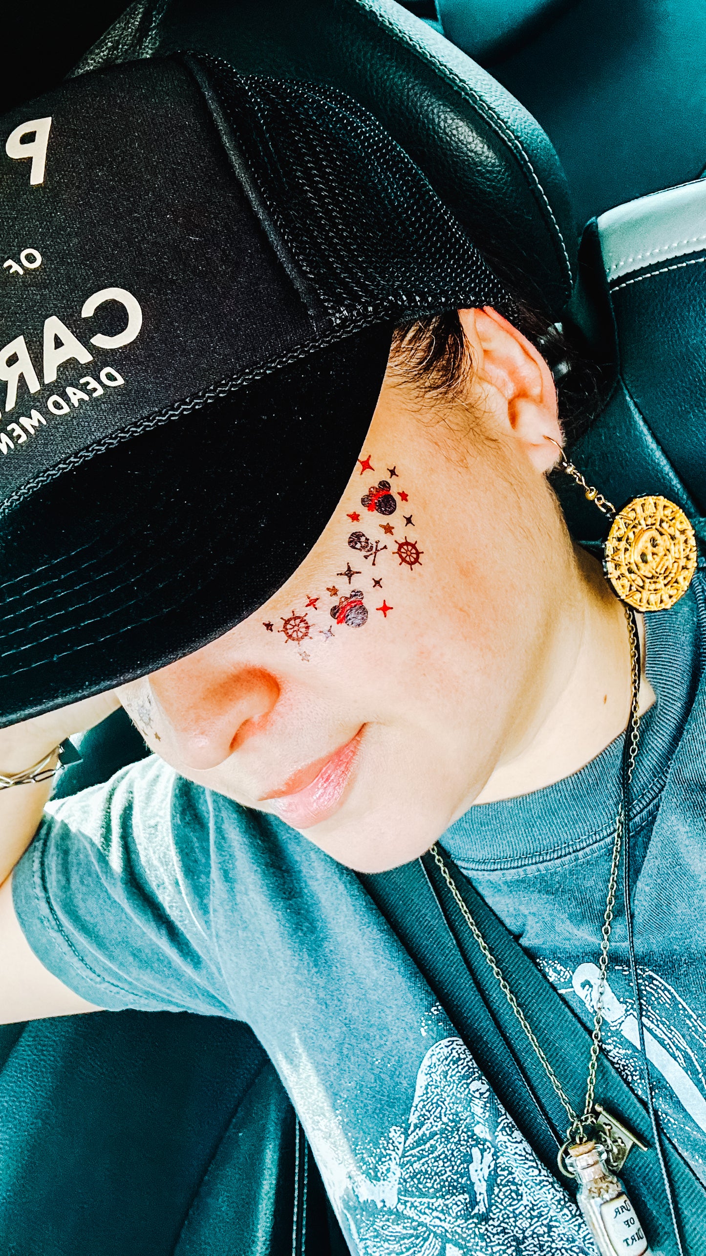 Pirates Life Face Freckle Temporary Tattoos
