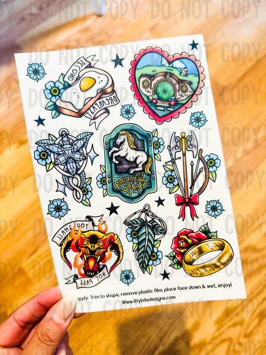 LOTR Tattoo Set