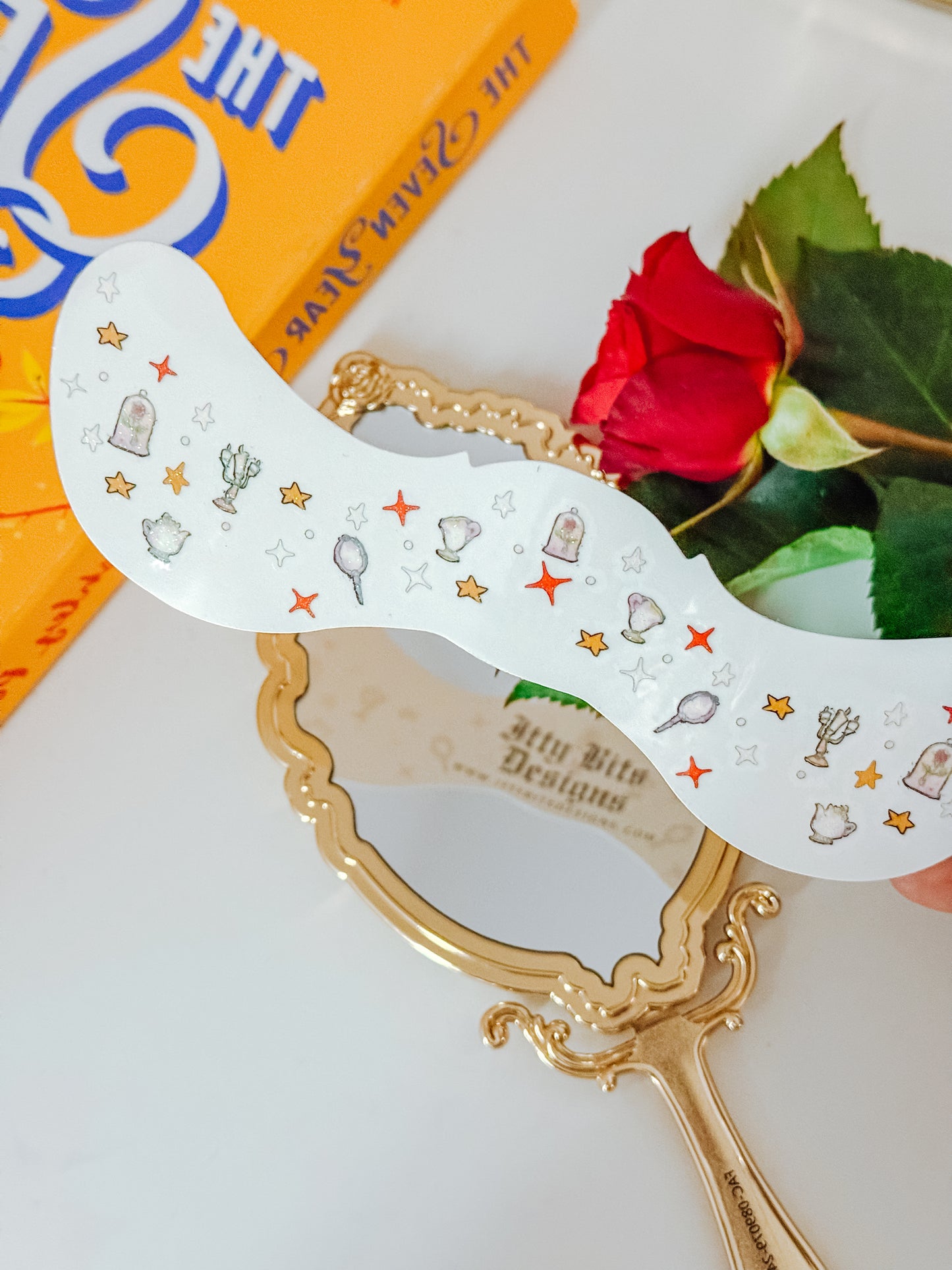 Enchanted Rose Princess Face Freckle Temporary Tattoos