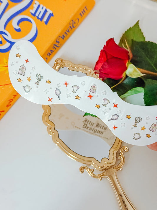 Enchanted Rose Princess Face Freckle Temporary Tattoos