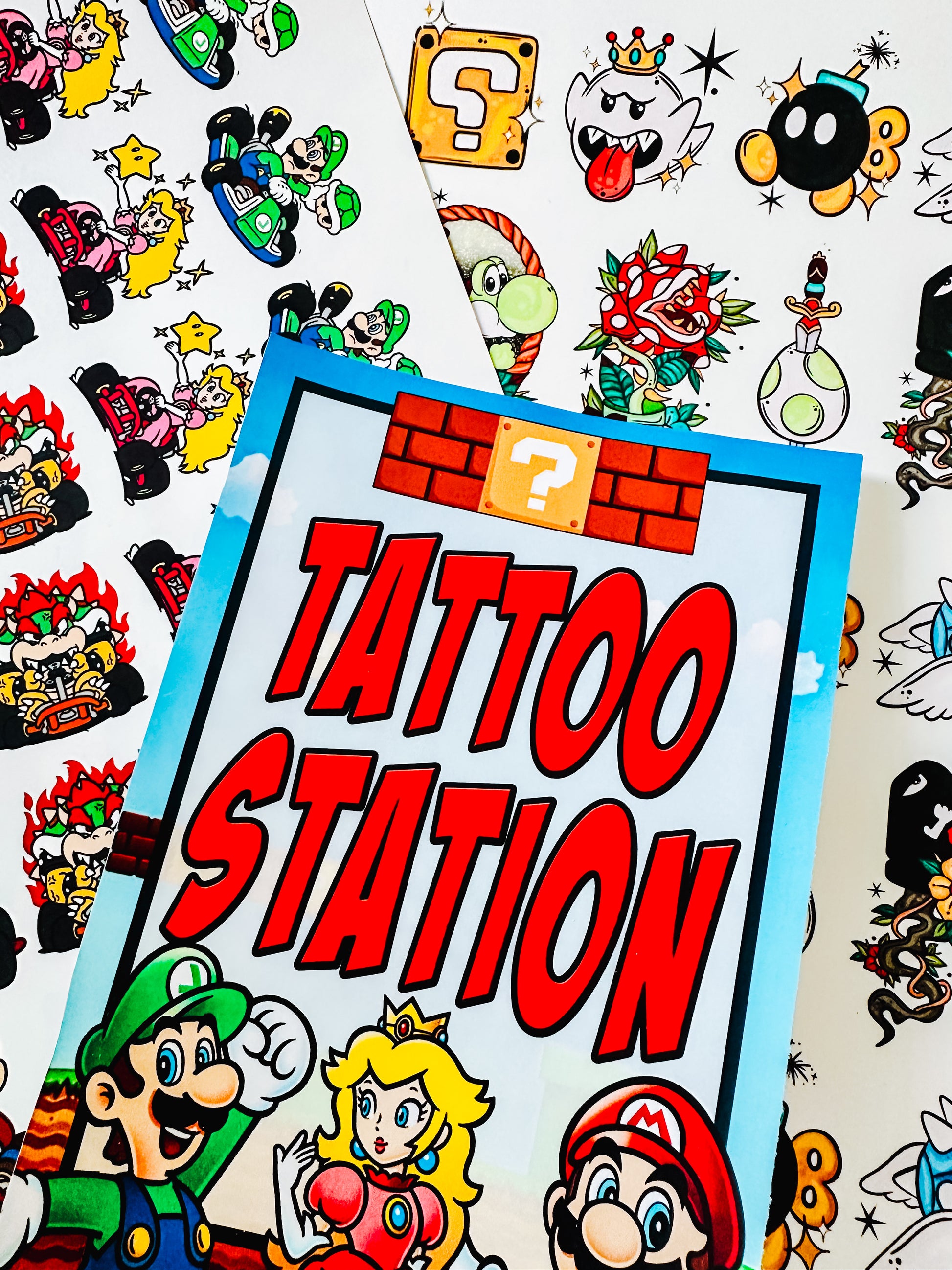 Custom Temporary Tattoo Station Package - Itty Bits Designs