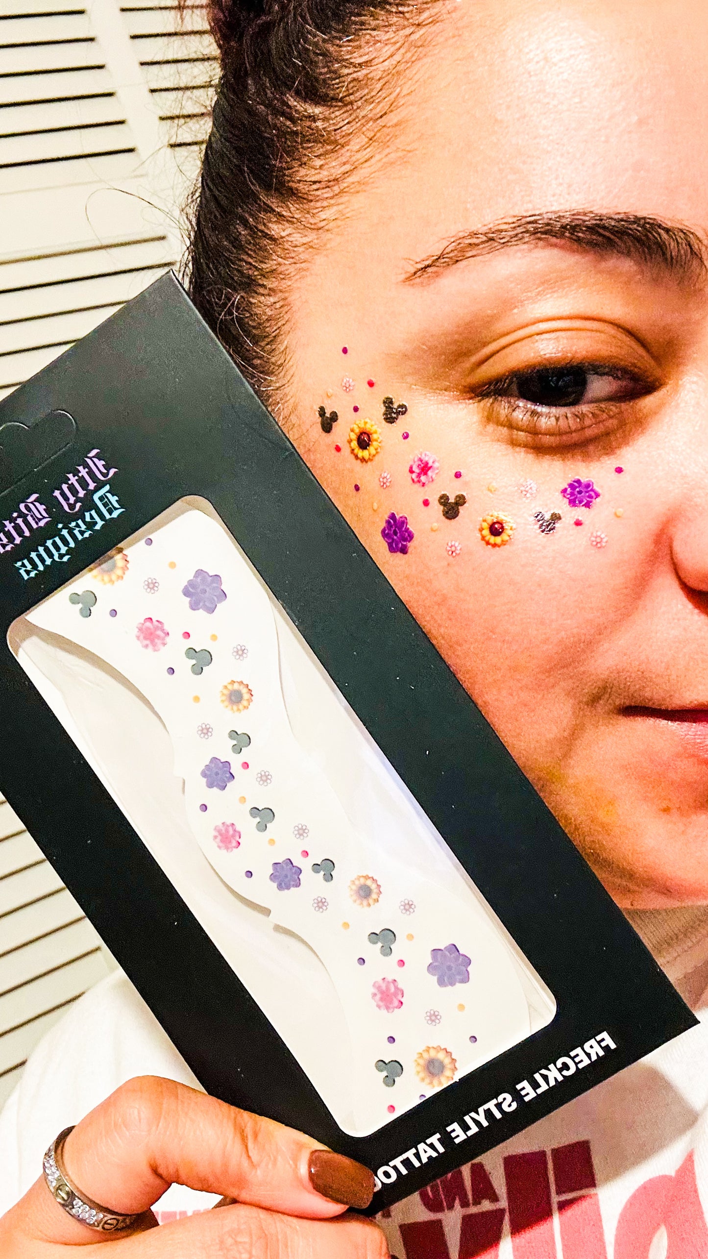 Flower & Garden Face Freckle Temporary Tattoos