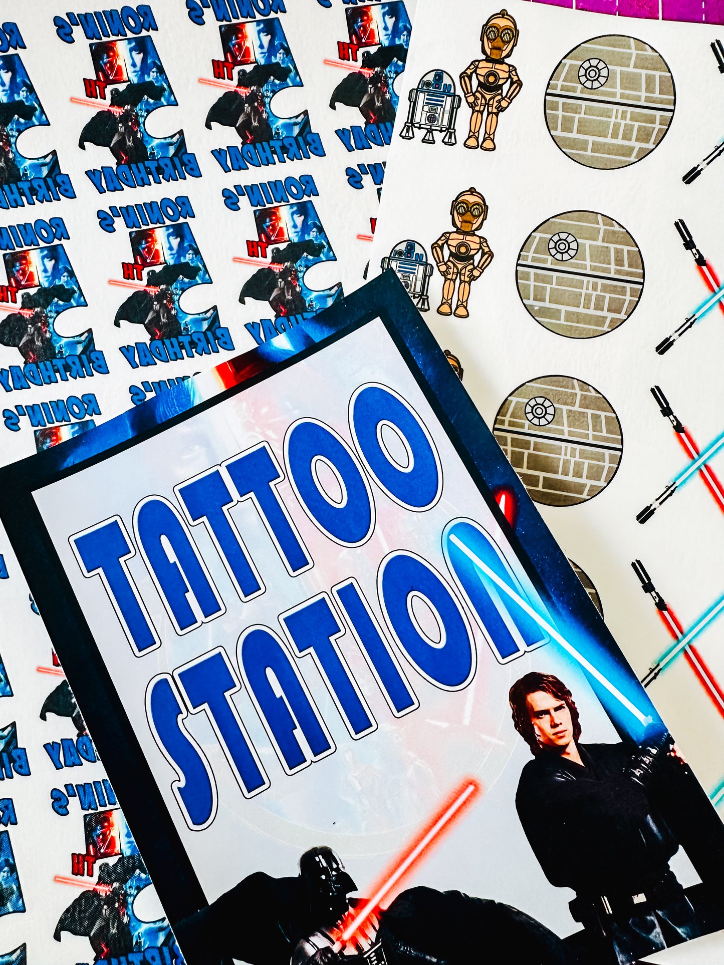 Custom Temporary Tattoo Station Package - Itty Bits Designs