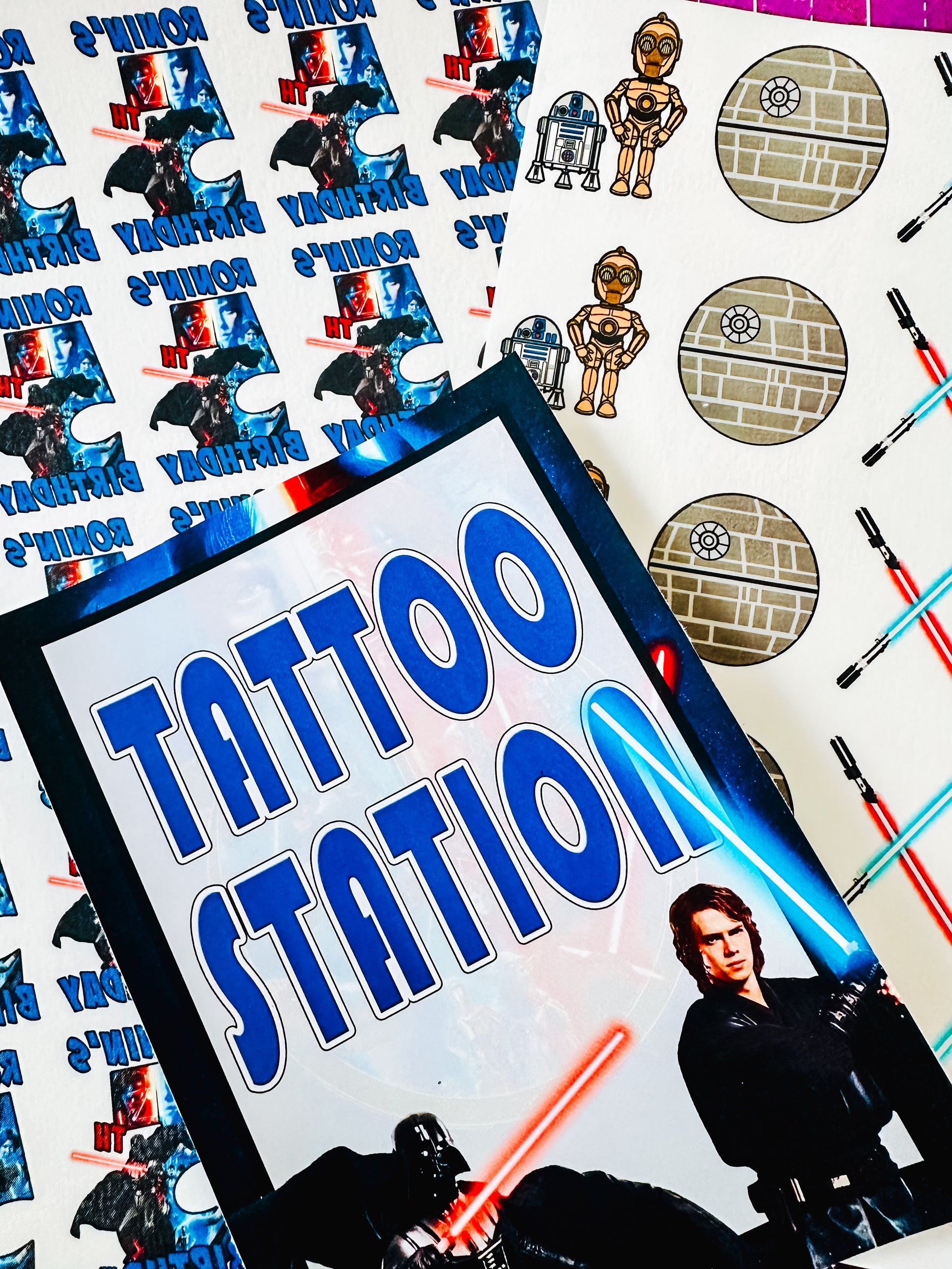 Custom Temporary Tattoo Station Package - Itty Bits Designs