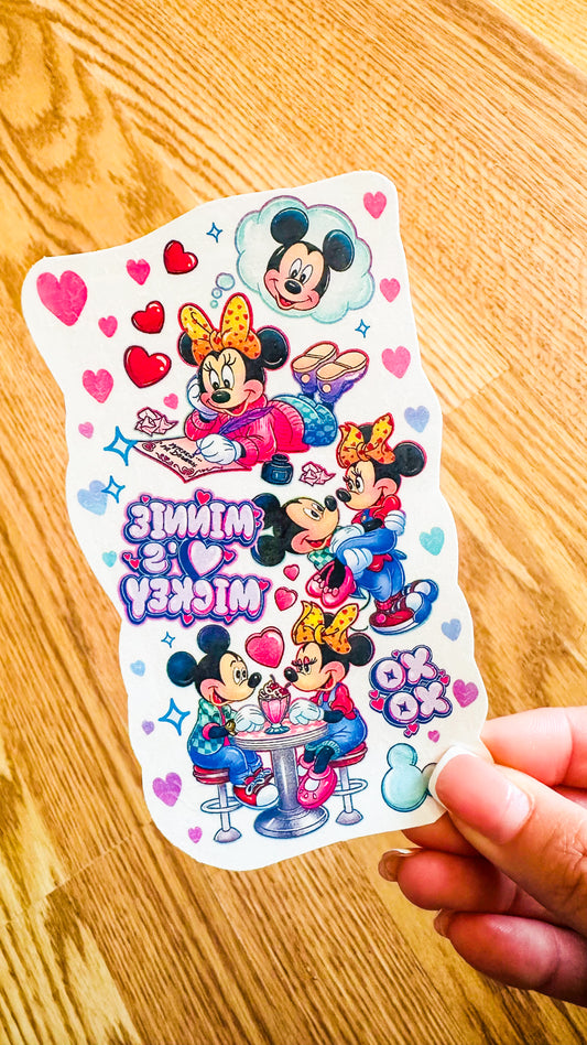 Magical Mouse Lovers Half Sleeve tattoo