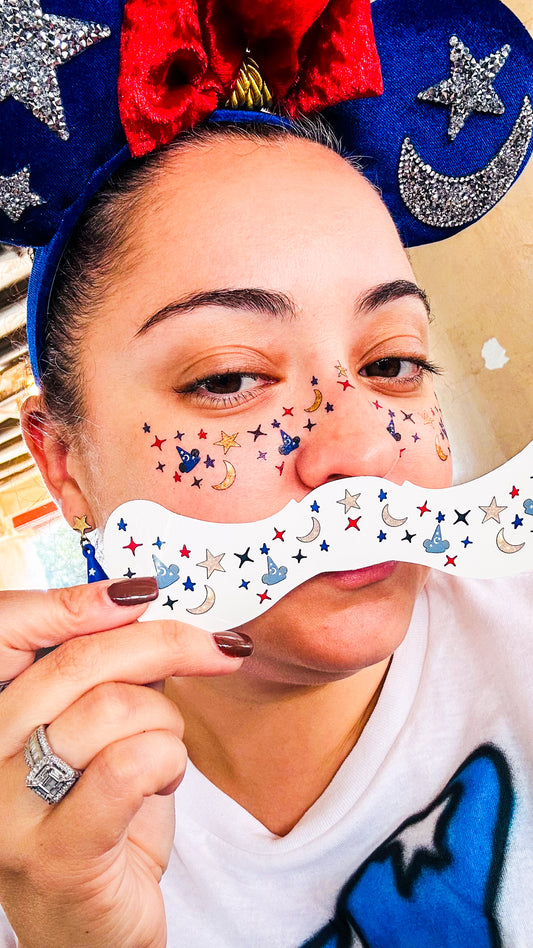 Sorcerers Magic Face Freckle Temporary Tattoos