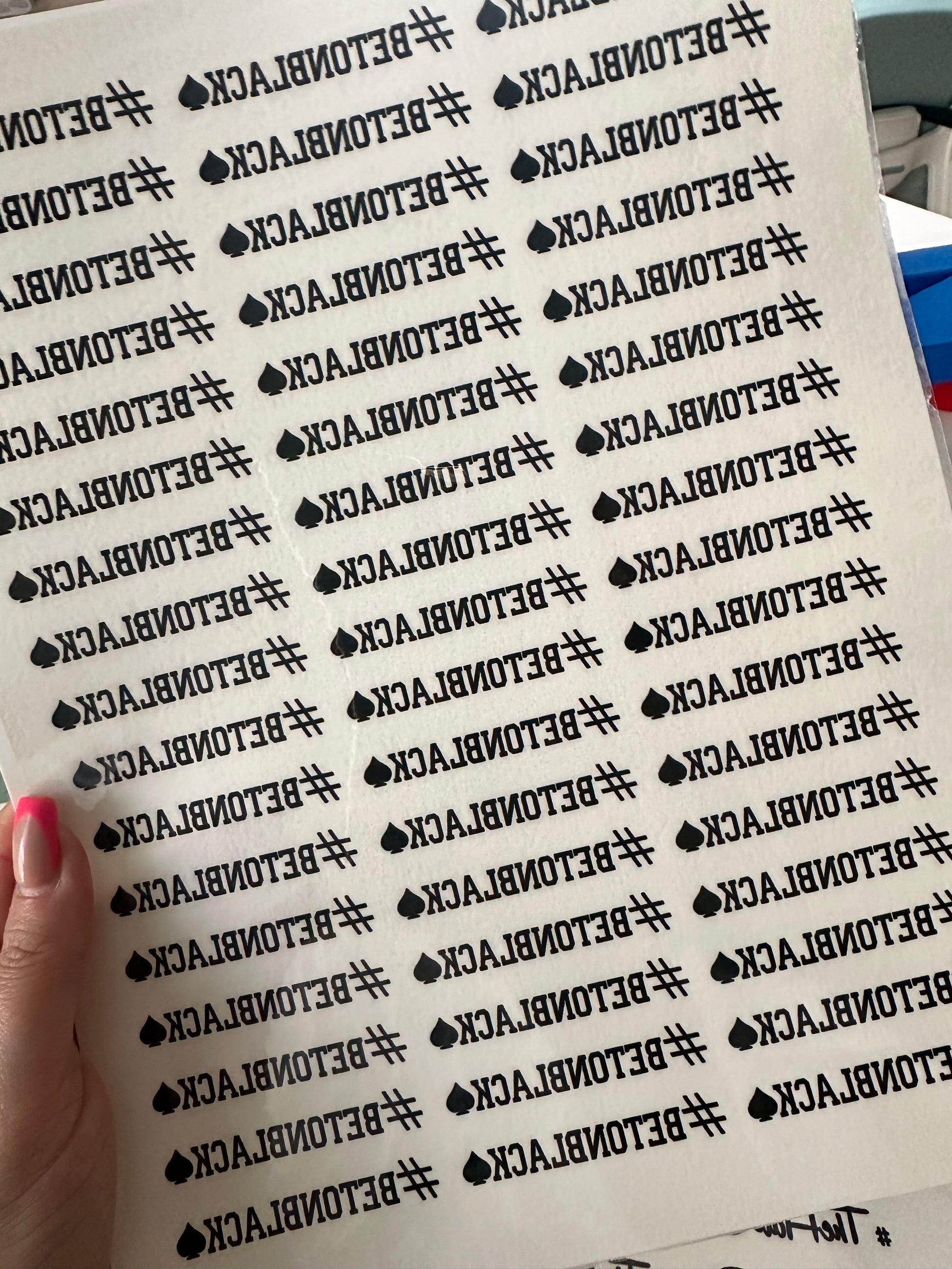 Hashtag Temporary Tattoos - Itty Bits Designs