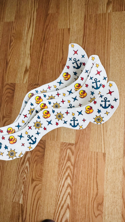 Cruise Ducks Face Freckle Temporary Tattoos