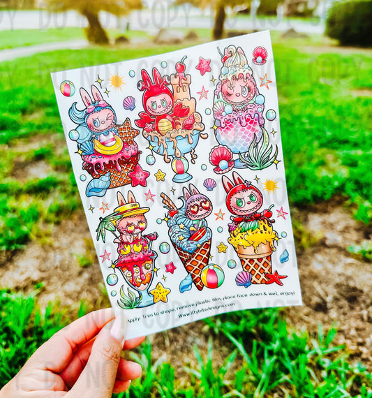 BuBu Summer Fun Tattoo Pack