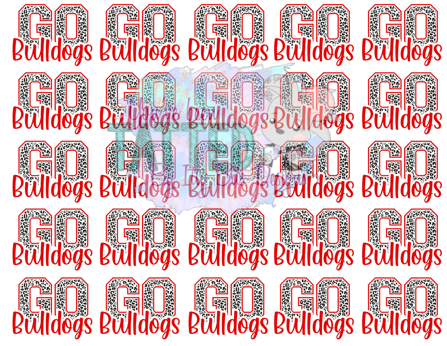 Custom GO TEAM temporary Tattoos - Sheet of 35 tattoos