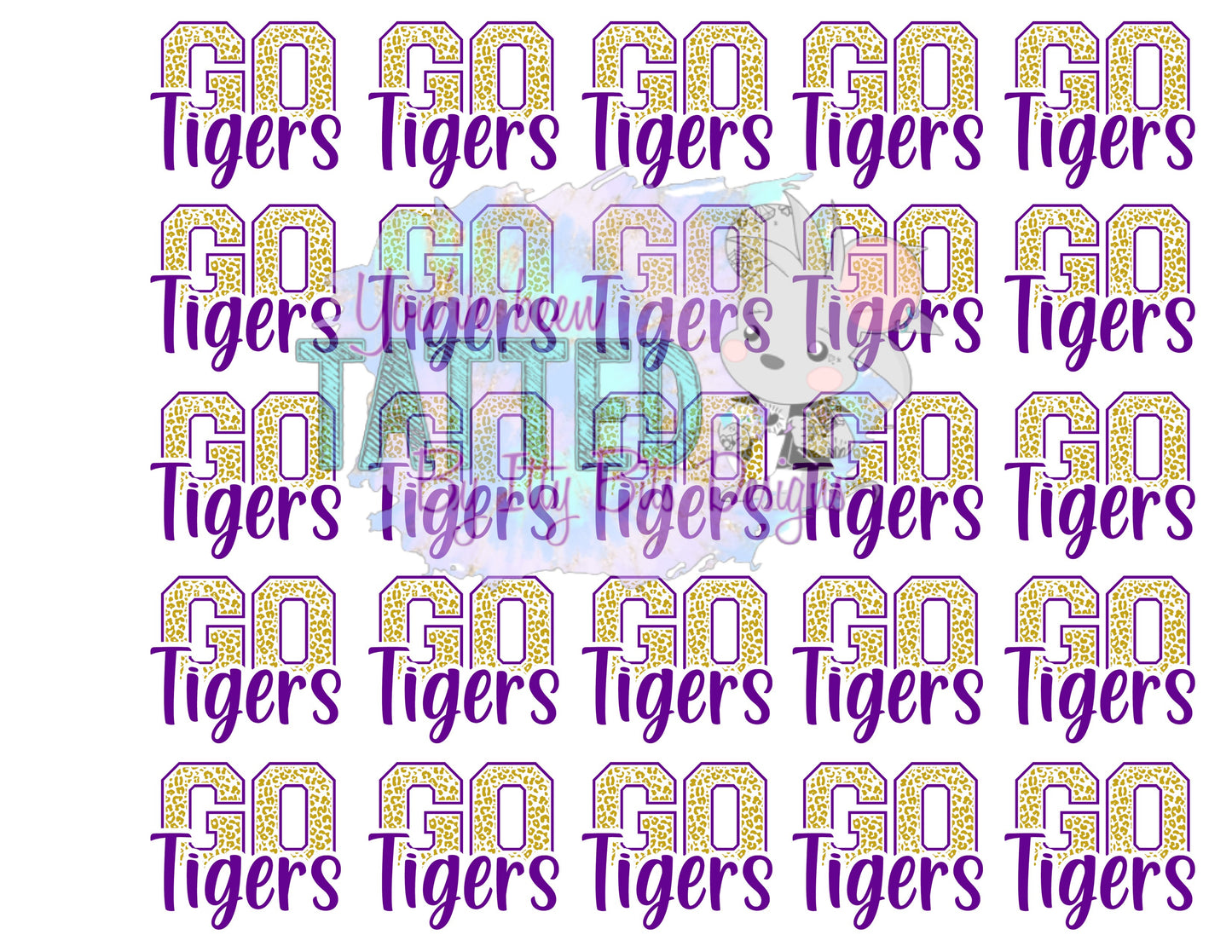 Custom GO TEAM temporary Tattoos - Sheet of 35 tattoos