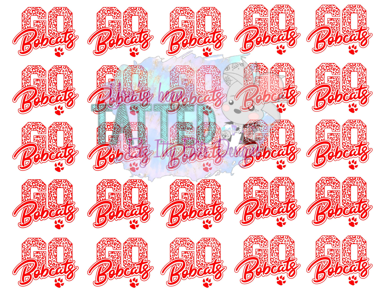 Custom GO TEAM temporary Tattoos - Sheet of 35 tattoos
